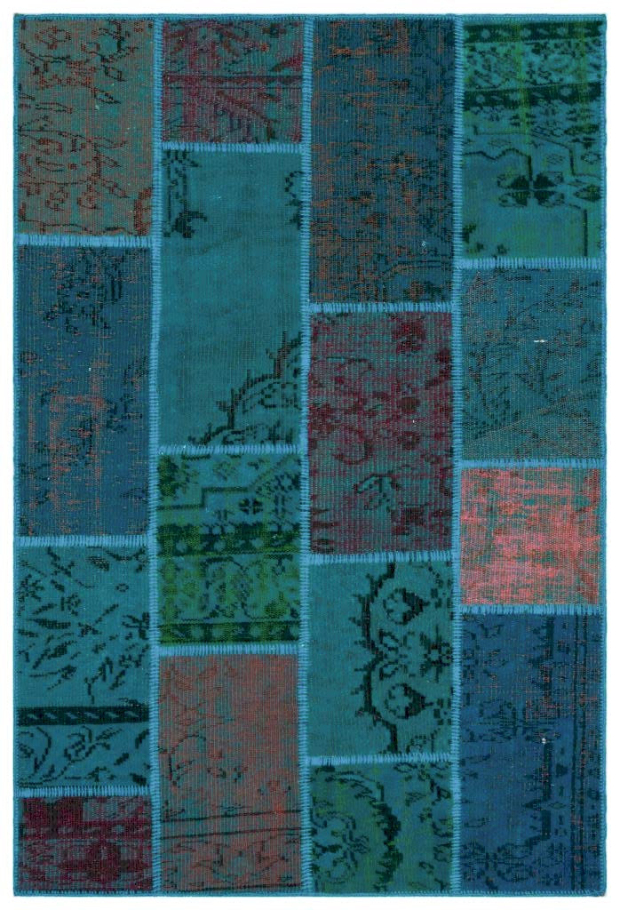 Apex Patchwork Unique Turkuaz 33149 120 x 180 cm