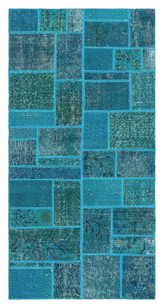 Apex Patchwork Unique Turkuaz 33834 79 x 155 cm