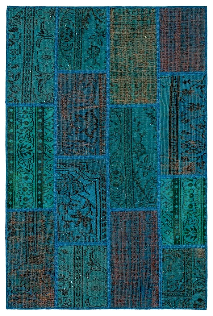 Apex Patchwork Unique Turkuaz 34146 120 x 181 cm