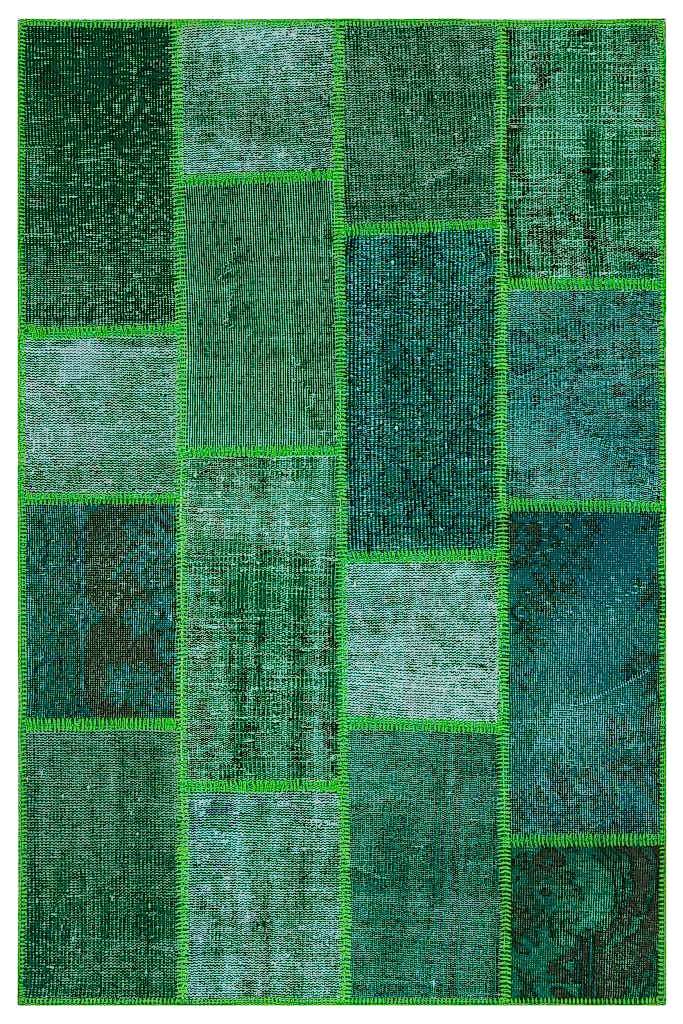 Apex Patchwork Unique Yeşil 31199 120 x 180 cm