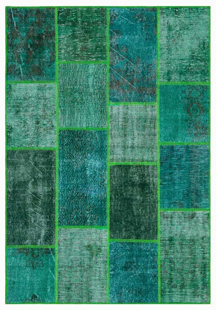 Apex Patchwork Unique Yeşil 31260 160 x 230 cm