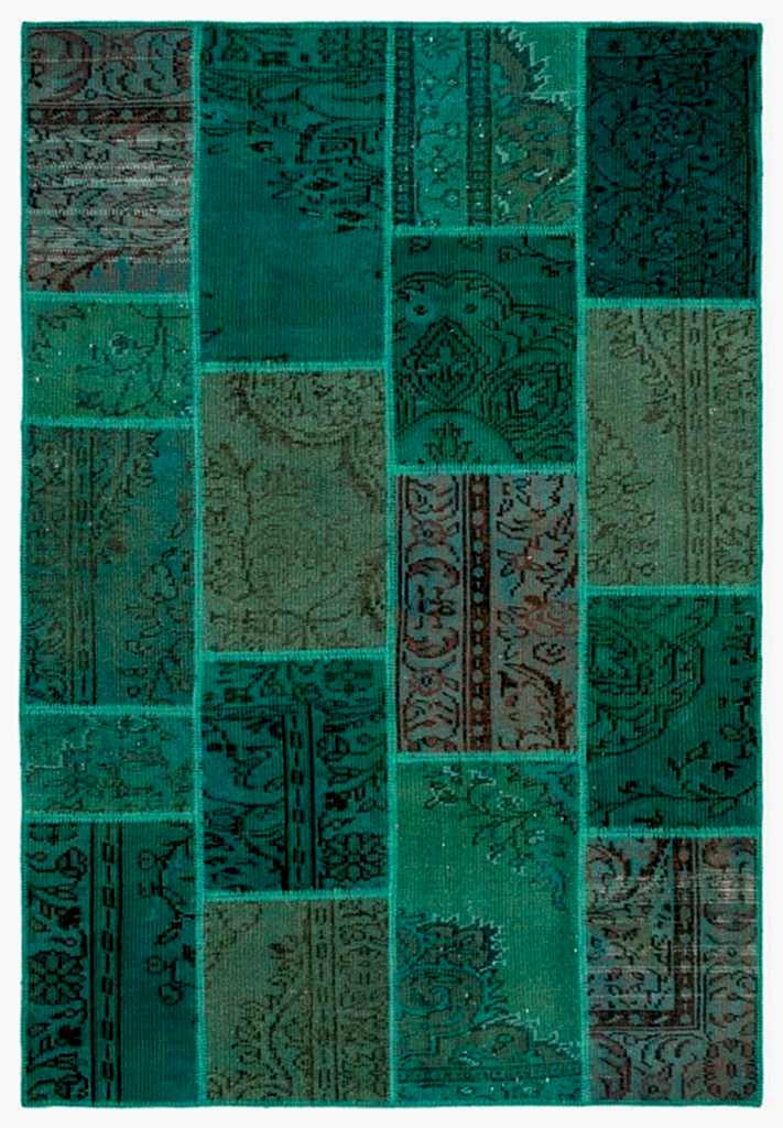 Apex Patchwork Unique Yeşil 34192 160 x 232 cm