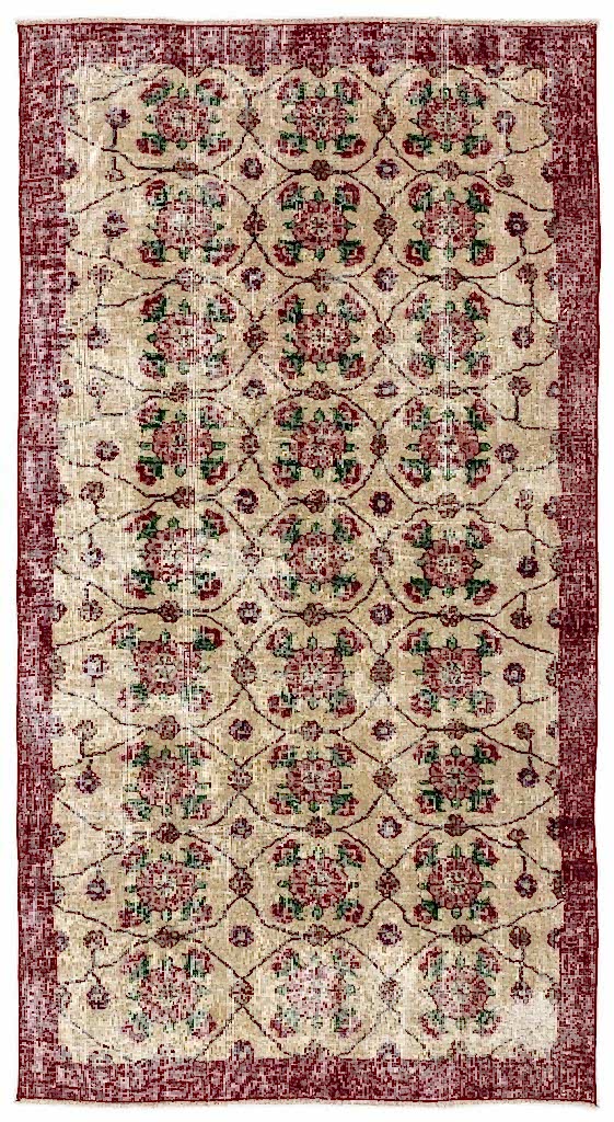 Apex Vintage Halı Naturel 12393 107 x 200 cm