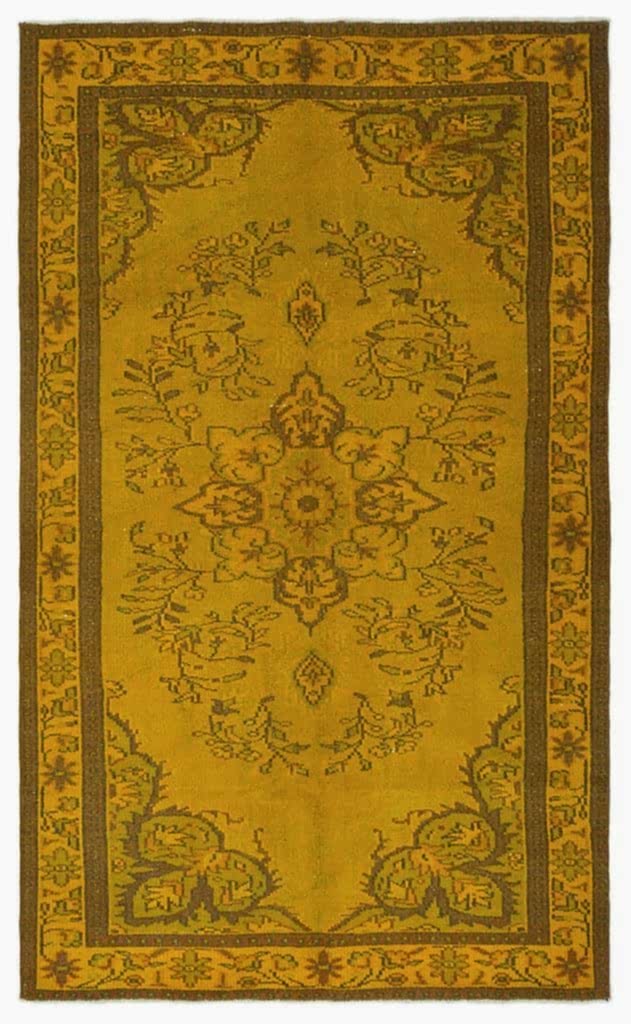 Apex Vintage Halı Sarı 19536 163 x 266 cm