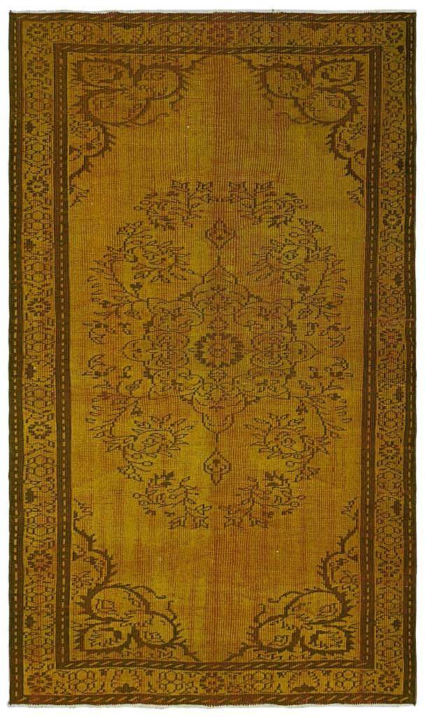 Apex Vintage Halı Sarı 23182 150 x 260 cm