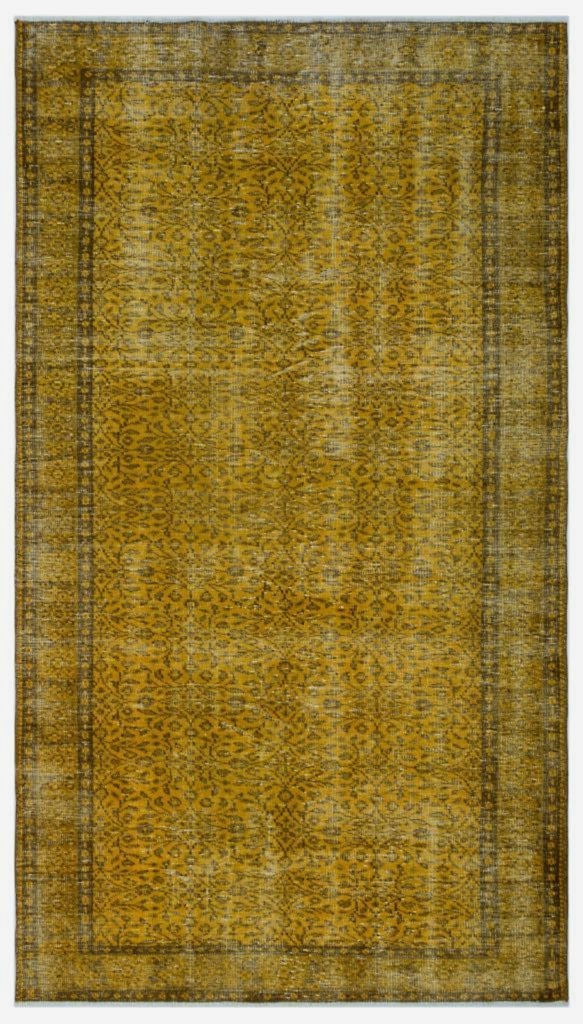 Apex Vintage Halı Sarı 25732 157 x 284 cm