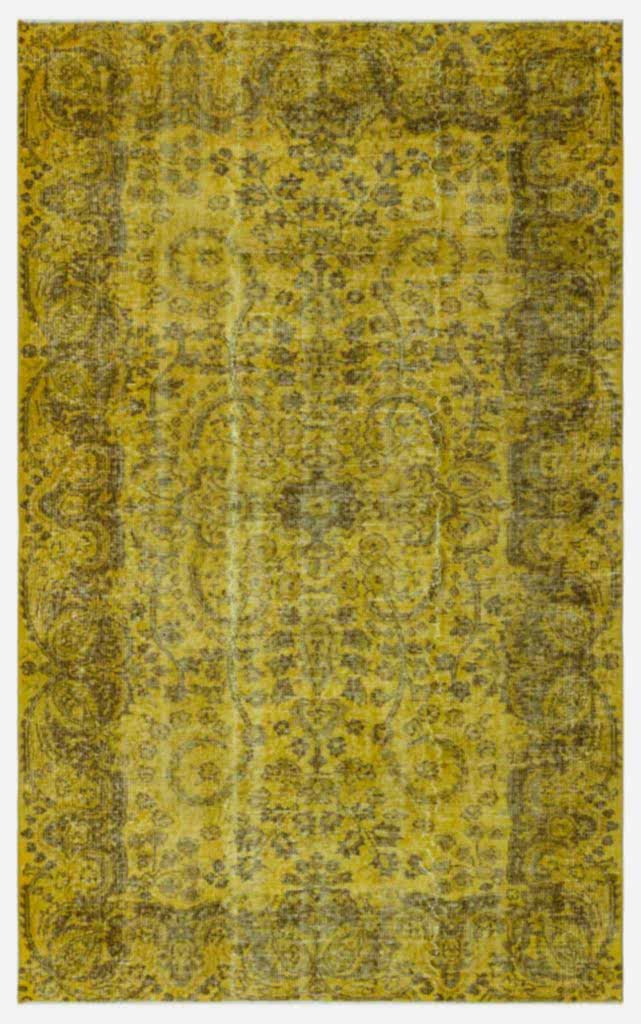 Apex Vintage Halı Sarı 27204 156 x 255 cm