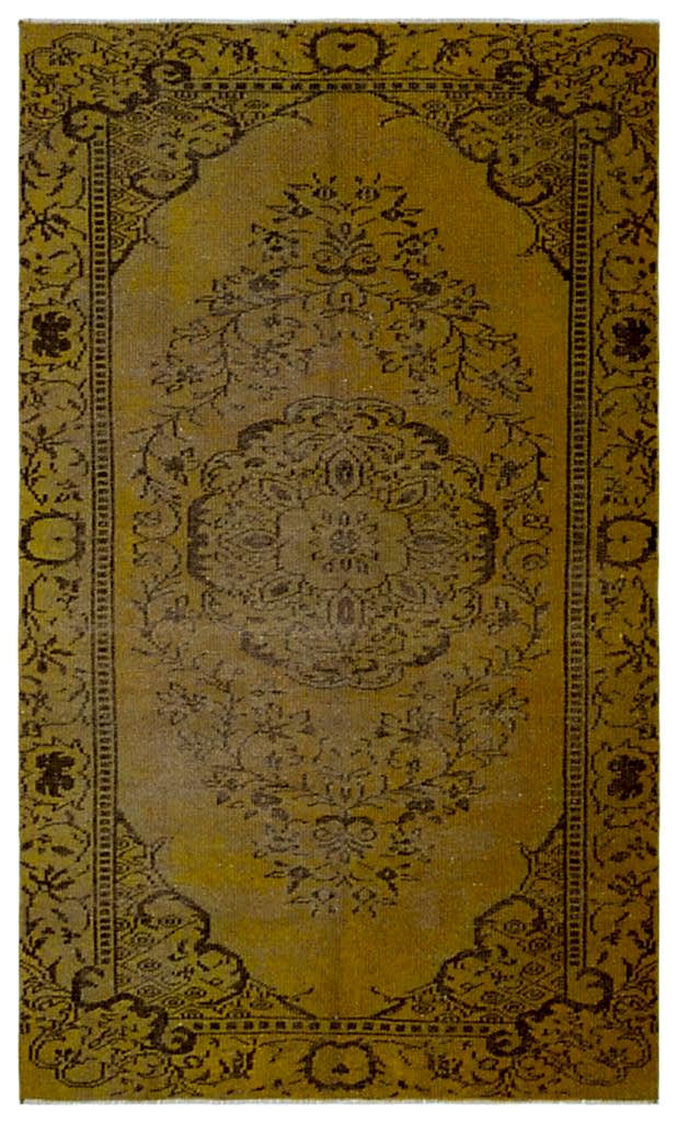 Apex Vintage Halı Sarı 27397 160 x 267 cm