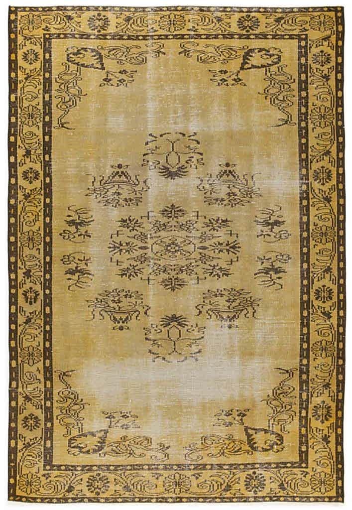 Apex Vintage Halı Sarı 4880 178 x 271 cm