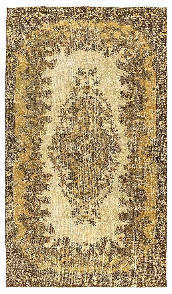 Apex Vintage Halı Sarı 8064 161 x 287 cm