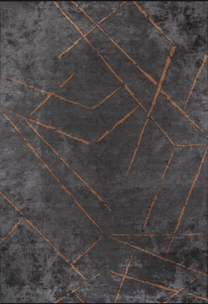 Hare Premium 1311 Anrasit-Kiremit - Makine Halısı