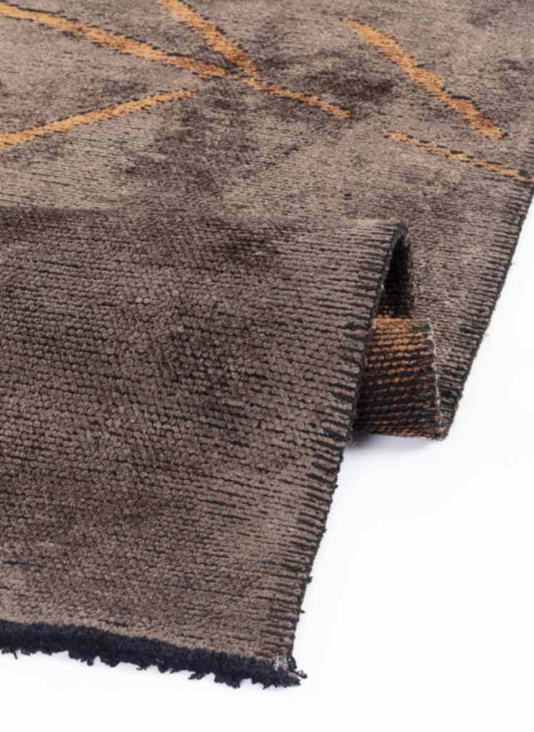 Hare Premium 1313 Kahve-Kiremit - Makine Halısı